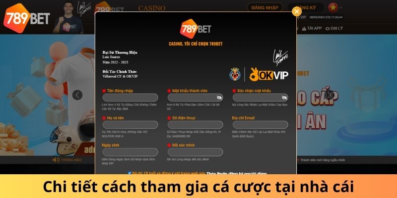 Chi tiết cách tham gia cá cược tại nhà cái