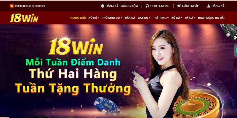 Các loại game được yêu thích nhất tại 18Win